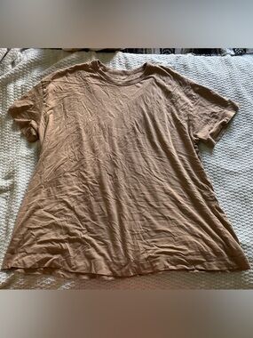Crew Neck T-Shirt - Brown